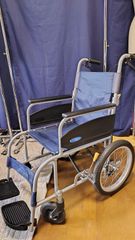 日進医療器 車椅子 超軽量 介助 KALUα（青） - メルカリ