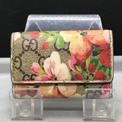 希少】GUCCI グッチ 6連キーケース GGブルームス PVC 花柄 マルチ
