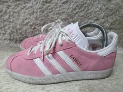 adidas Gazelle 黒/ピンク スニーカー 24.5cm - メルカリ