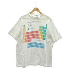 在原みゆ紀 元素記号 周期表 プリント Tシャツ Lサイズ 蓄光 90s
