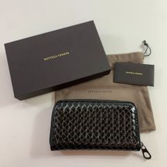 ◇レア極美品◇ボッテガヴェネタ 長財布 オールパイソン ラウンド