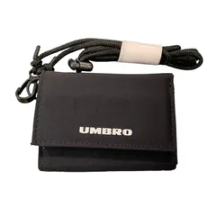 ♪144 未使用　アンブロ　umbro　財布　コインケース　三つ折り　ウォレット　折り 保管品 ブラックのサムネイル