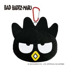 Badtz-Maru Accessory Pouch, Golf Ball Case, Accessories, Stylish, Cute, Character, Official Goods, Sanrio Licensed Product