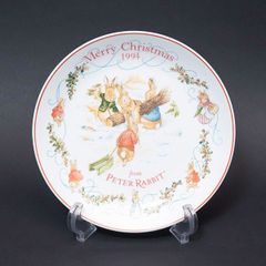 新品 未使用 ウェッジウッド ピーターラビット クリスマスプレート