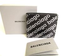 BALENCIAGA 二つ折り財布 ブラック BBモノグラム - メルカリ