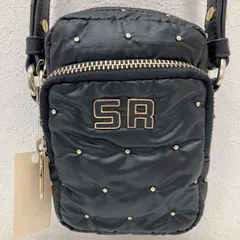 4949　SONIA RYKIEL　ソニアリキエル　SR　ショルダーバッグ　ミニ　小さめ　ブラック　黒　スタッズ　レディース　ミニショルダーバッグのサムネイル