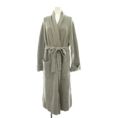マックスマーラ ウィークエンドライン MAX MARA WEEKEND LINE ロングガウン コート カーディガン グレー ショールカラー 長袖 /YMのサムネイル