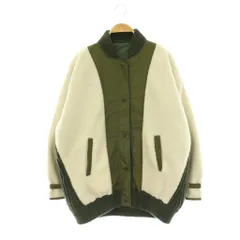 アメリヴィンテージ Ameri VINTAGE ボア切替ジャケット ブルゾン F カーキ ホワイト /HK ■OSのサムネイル