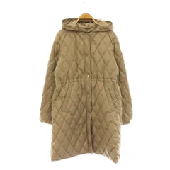 グリーンレーベルリラクシング ユナイテッドアローズ green label relaxing ダウンコート 2WAY ジップアップ アウター ロング 38 モカ /HS ■OSのサムネイル