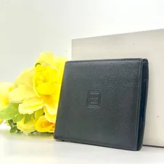 ニナリッチ 二つ折り 財布 コンパクト ブラック シンプル メンズ GF321のサムネイル
