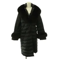 Sマックスマーラ 'S Max Mara ファー ダウンコート アウター 36 黒 ブラック /NR ■OSのサムネイル