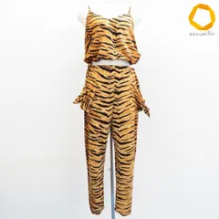 イタリヤ 伊太利屋 セットアップ コスプレ キャミソール パンツ 虎柄 リボン 総柄 レディース [a998559]のサムネイル