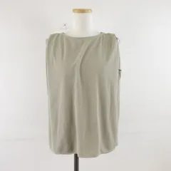 ユニクロ UNIQLO クレープジャージーT ベージュ S *A480のサムネイル