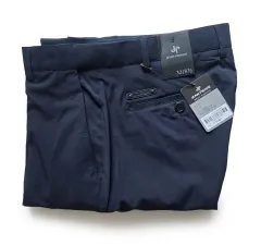JEAN PIERRE デパート用 ストレッチ スーツ ズボン ネイビー 32(83) スラックスのサムネイル