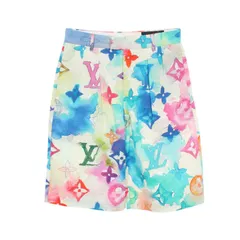 ルイ・ヴィトン LOUIS VUITTON パンツ モノグラム ウォーターカラー ショート RM211V BT3 HLP01W コットン パンツ メンズ 未使用のサムネイル