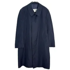 80年代 イングランド製 Aquascutum アクアスキュータム ステンカラーコート ユーロ(メンズ 40)中古 古着 Y3603のサムネイル