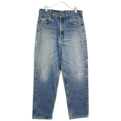 Carhartt カーハート デニムパンツ ワーク ブルー(メンズ W34 L32)中古 古着 Y3609のサムネイル