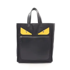 フェンディ FENDI トートバッグ バッグバグズ モンスター 7VA367 ブラック ナイロン レザー モンスター トート メンズ Used Bのサムネイル