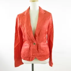 ミッシェルクラン MICHEL KLEIN テーラードジャケット 長袖 テラコッタ オレンジ 38 *T975のサムネイル