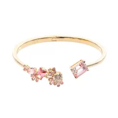 スワロフスキー SWAROVSKI バングル Gema 5688482 Mサイズ GP（ゴールドメッキ） Gema バングル レディース Used Aのサムネイル