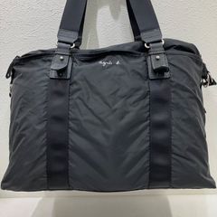 アニエスベー 復刻版 トートバッグ A4 ナイロン 黒 PAS07-02 - メルカリ
