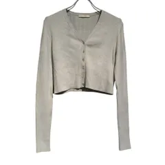 Plage (プラージュ) Cropped カーディガン 24080922101010 グレー ONE SIZEのサムネイル