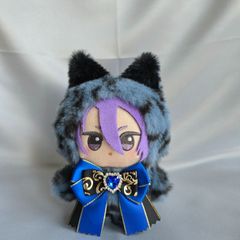 ちびぐるみ ぬい服 11cm 着ぐるみ ねこ 豹柄青(内耳 黒) - メルカリ
