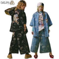 し*ん様 GALFY ペイズリー柄 アロハシャツ セットアップピンク - メルカリ