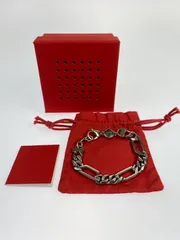 【中古品】 DIESEL ディーゼル D LOGO CHAIN BRACELET ディー ロゴ チェーン ブレスレット 【193-260618-KS-12-min】のサムネイル