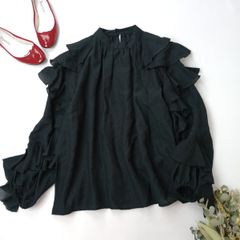 SOLOV ソロヴ FULL FRILL BLOUSE フリル ブラウス /26A - メルカリ