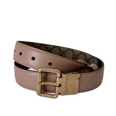 GUCCI グッチ ベルト リバーシブル GGスプリームキャンバス レザー