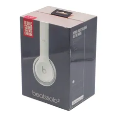 未開封品 Beats by Dr.Dre Solo2 密閉型オンイヤーヘッドホン ホワイト MH8X2PA/A 中古 a1のサムネイル