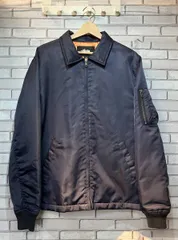 STUSSY ステューシー ジャケット フライトジャケット 襟付き ネイビー Mサイズ ストリートのサムネイル