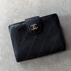 正規品 CHANEL シャネル ビコローレ ブラック 二つ折り財布 - メルカリ