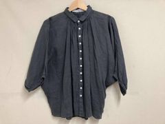 ユーロヴィンテージ 黒染め グランパシャツ 極美品 / 雰囲気抜群 