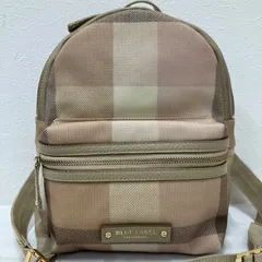 5187　BLUE LABEL CRESTBRIDGE　ブルーレーベルクレストブリッジ　 リュック　バックパック　チェック柄　ピンクベージュ系　 レディースのサムネイル