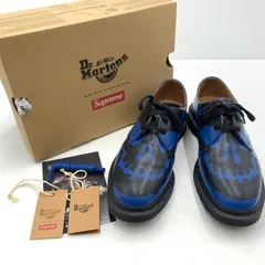【中古品】 Supreme シュプリーム × Dr. Martens ドクターマーチン 別注 コラボ SKULL 3-EYE SHOE 1461 スカル スリーホール シューズ  靴 ブーツ 【164-260618-ko-08-tei】のサムネイル