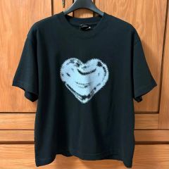 COUDRE CD-149 ハートプリントTシャツ ブラック系 レディース - メルカリ
