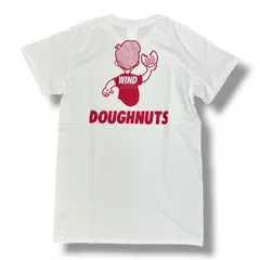 参考上代6,380円 未使用品 WIND AND SEA × GOOD TOWN プリントTシャツ 半袖カットソー ウィンダンシー グッドタウンドーナツ コラボ DOUGHNUTS WDS-CS-46 ホワイト S 2022A1のサムネイル