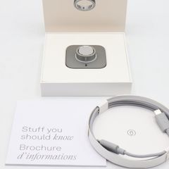 OURA RING 4 Size9 シルバー(充電ケーブル新品未使用) - メルカリ