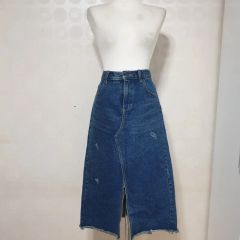 Y2K❤️ DIESEL ケミカルウォッシュ ティアードフリル ミニスカート 