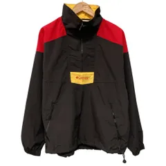 【中古】　Columbia　ナイロンジャンパー　プルオーバー　ハイネック　ハーフジップ　バイカラー　ワンポイント　アウトドア　古着　/1151