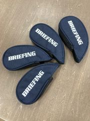 BRIEFINGのアイアンカバー単品用8個セット(白x黒・ホリデー 
