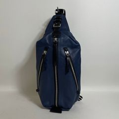 2605-252｜コーチ ボディバッグ レザー ダークブラウン - メルカリ