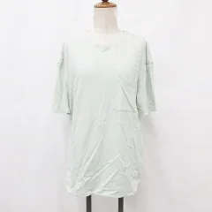 セオリーリュクス theory luxe カットソー Tシャツ 半袖 丸首 綿 麻 緑 グリーン 38のサムネイル