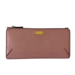 BALLY バリー 財布 長財布 二つ折り財布 折財布 ロングウォレット ロゴ レザー ピンクのサムネイル