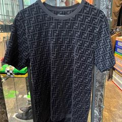 FENDI 立体ズッカ柄 メッシュデザイン Tシャツ【国内直営店購入 