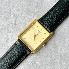 SEIKO QUARTZ セイコークォーツ 9021-5310 ゴールド文字盤 スクエア