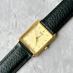SEIKO QUARTZ セイコークォーツ 9021-5310 ゴールド文字盤 スクエア