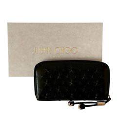 ◾︎美品◾︎ ジミーチュウ スマホショルダー ヴァレンヌロゴ エナメル